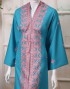 SWISS VOIL COTTON EMBROIDERY ALL OVER STONE 60'' IN TURQUOISE PINK