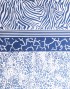 POLY COTTON PRINTED PREMIUM FABRIC 96" IN BLUE