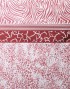 POLY COTTON PRINTED PREMIUM FABRIC 96" IN RED
