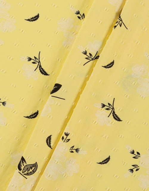 CEY EMBROIDERY PRINTED 58" (DES 2) IN YELLOW