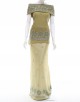(NEW) CHIFFON STONE SULAM SATYAM 45'' (DES 1) IN OLIVE GREEN