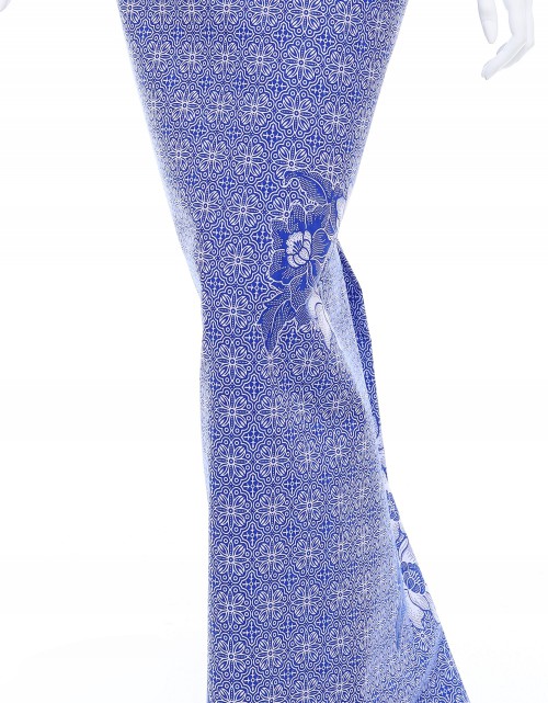 BATIK CAP POKOK PISANG (DES 1) IN ROYAL BLUE