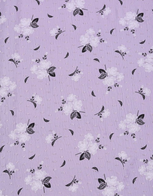 CEY EMBROIDERY PRINTED 58" (DES 2) IN LAVENDER