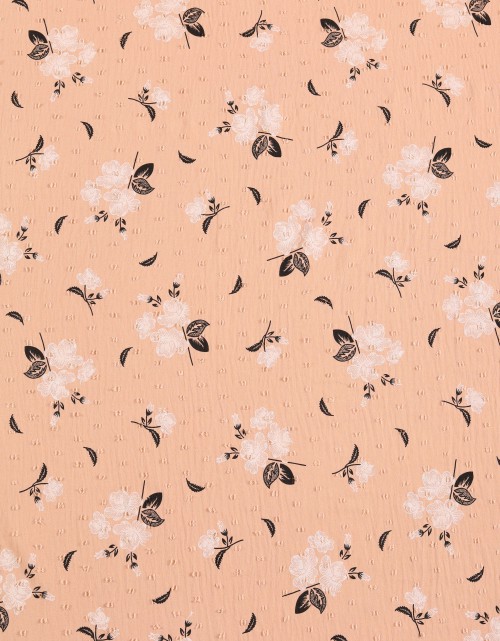 CEY EMBROIDERY PRINTED 58" (DES 2) IN BLUSH NUDE