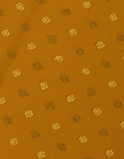 CEY PLAIN TWO TONE EMBROIDERY 58" IN DARK MUSTARD