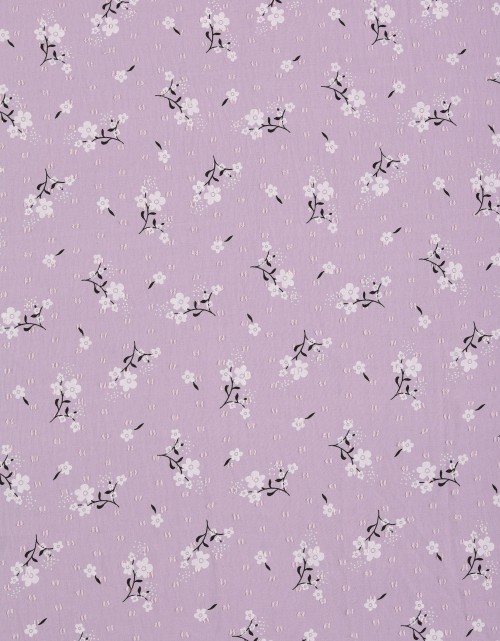 CEY EMBROIDERY PRINTED 58" (DES 4) IN LILAC