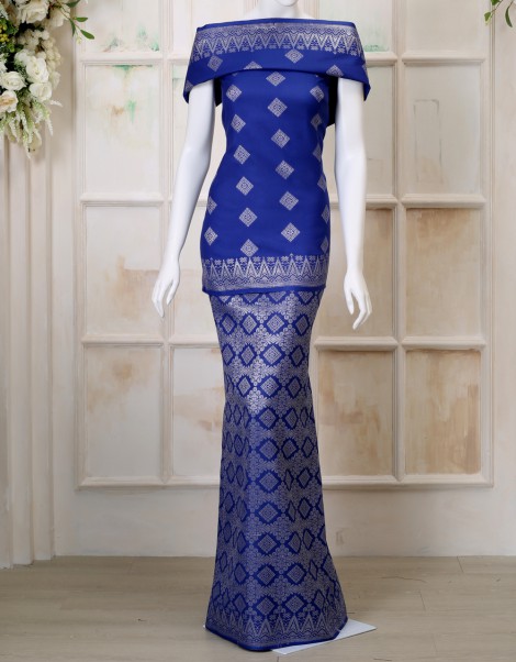 SONGKET MATCHING (DES 2) IN EGYPTIAN BLUE