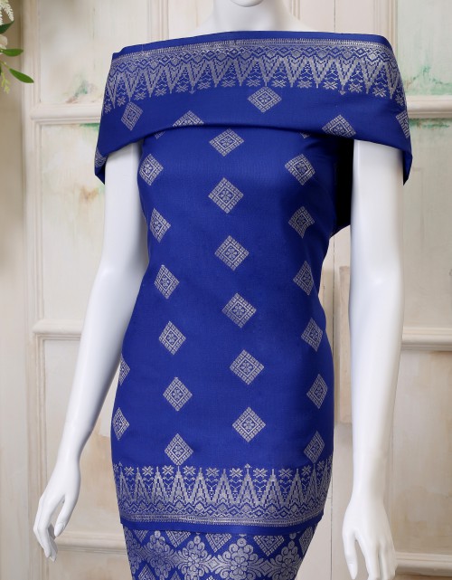 SONGKET MATCHING (DES 2) IN EGYPTIAN BLUE