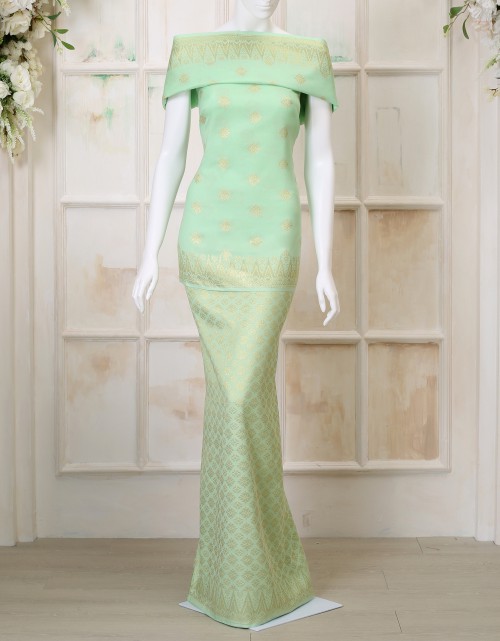 SONGKET MATCHING (DES 3) IN MINT GREEN