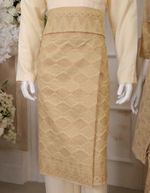 SONGKET SUIT 8 IN AMBER