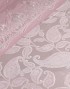 BEDSHEET COTTON JACQ LACE PEARL SI/E - QUEEN (DES 1) IN DUSTY PINK