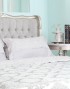 BEDSHEET COTTON JACQ LACE PEARL SI/E - KING (DES 2) IN LIGHT GREY