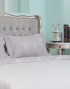 BEDSHEET COTTON LACE PEARL SI/E - KING (DES 3) IN GREY