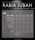 RABIA JUBAH IN WHITE (FREE LACE SHAWL)