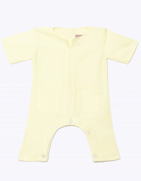 ROMPERS  IMAN G/C IN BUTTER  YELLOW