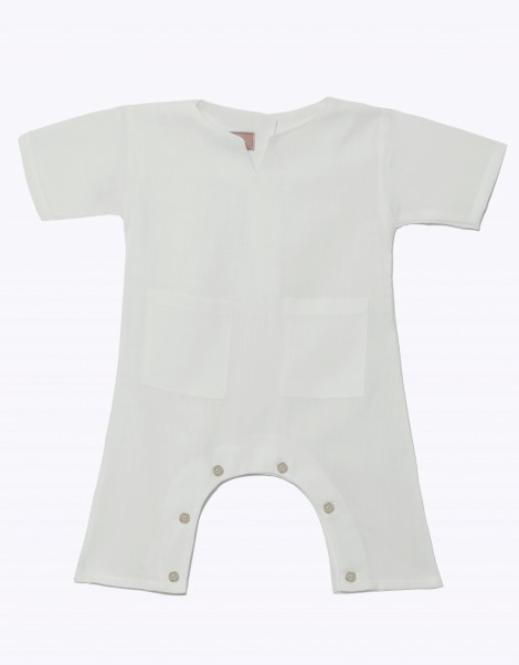 ROMPERS  IMAN C/L IN OFF WHITE