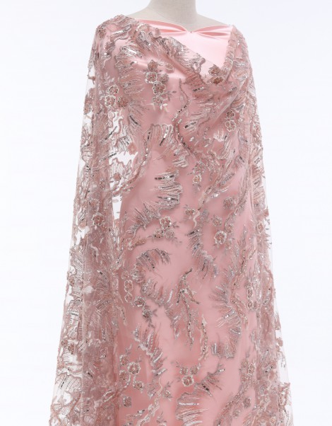 BRUCE SEQUIN LACE IN PINK