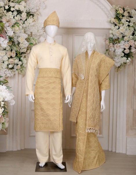 SONGKET SUIT 8 IN AMBER