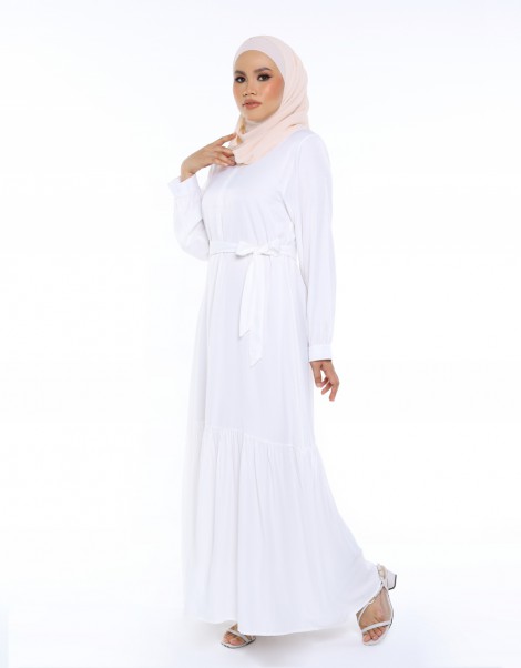 JAZMIN DRESS IN WHITE